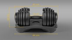 slomart Rebel Active RBA-2303 Željezna podesiva bučica, 24 kg