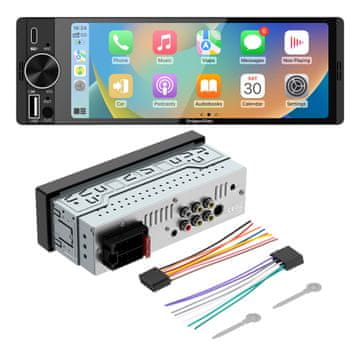 Krüger&Matz Kruger&Matz KM2016 CarPlay/AndroidAuto 6,3” USB 1DIN auto radio