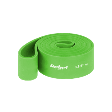 slomart Guma za vježbanje REBEL ACTIVE Power Band PL-5, zelena (23-55 kg)