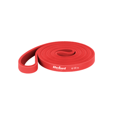 slomart Guma za vježbanje REBEL ACTIVE Power Band PL-2, crvena (6-14 kg)