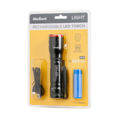slomart Punjiva svjetiljka Rebel 800Lm, USB-C, aluminij
