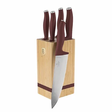 Berlingerhaus Set noževa BAMBOO s držačem, 6 komada, Leonardo kolekcija
