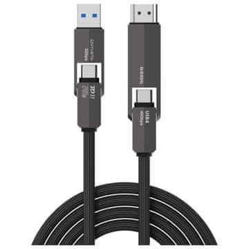 4smarts 4Smarts Hdmi Usb4 Kabel Za Telefon 240W 1,5M Brzi Adapter