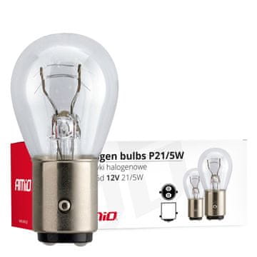 slomart Halogene žarulje AMiO P21/5W BAY15d, 12V, 21W/5W, set 10 komada