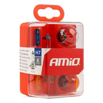 slomart Set žarulja i osigurača AMiO H7, 8 komada