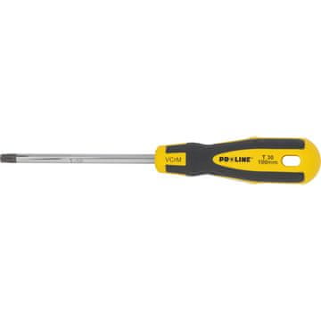 slomart Proline profesionalni T-odvijač Torx T30 s rupom x 100mm 'Soft Touch'