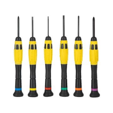 slomart Proline set 6 preciznih odvijača (ravni/križni)