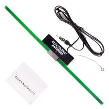 slomart AMiO Unutarnja antena za auto AM/FM s pojačalom 12V, 34cm