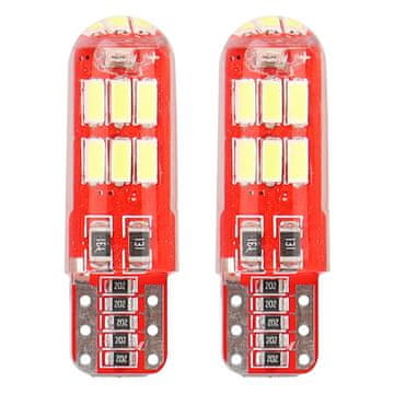 slomart AMiO LED žarulje Canbus T10 W5W (15xSMD 4014) - bijela 12V