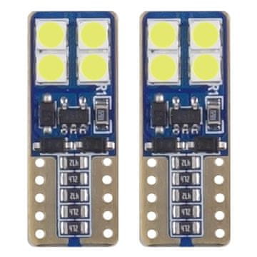 slomart AMiO LED žarulje Canbus T10 W5W (8xSMD 2835) - bijela 12/24V