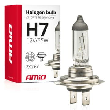 slomart Auto halogen žarulja AMiO H7 12V 55W UV filter (E8)