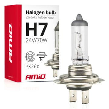 slomart AMiO H7 24V 70W auto halogena žarulja s UV filterom (E8)