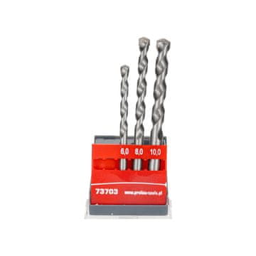 slomart Set vibracijskih bušilica za beton Proline 3/1 (6, 8, 10 mm) u kutiji