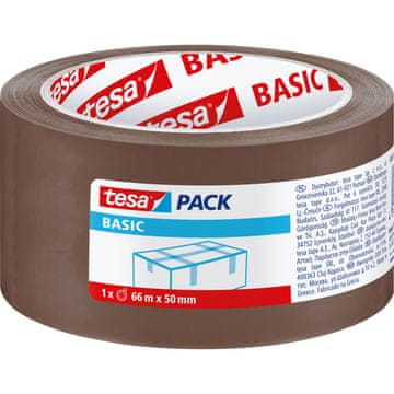 slomart Tesa Basic pakirna traka, 50m:48mm, smeđa