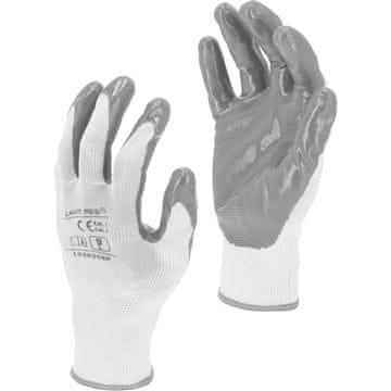 slomart Lahti Pro nitril rukavice L220309P, sivo-bijele, vel. 9