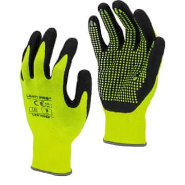 slomart Radne rukavice Lahti Pro L221410P, žuto-crne, veličina 10, 1 par