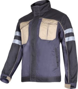 slomart Radna bluza Lahti Pro, sivo-crno-bež, S