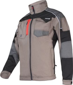 slomart Radna bluza Lahti Pro, khaki-crna, stretch, 2XL