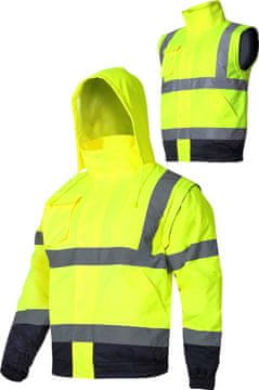 slomart Lahti Pro CE radna jakna s reflektirajućim trakama, žuta, 3XL