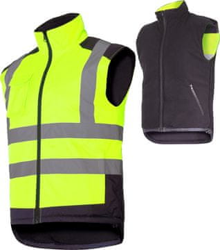 slomart Lahti Pro dvostrani radni prsluk, narančasti, veličina S, CE