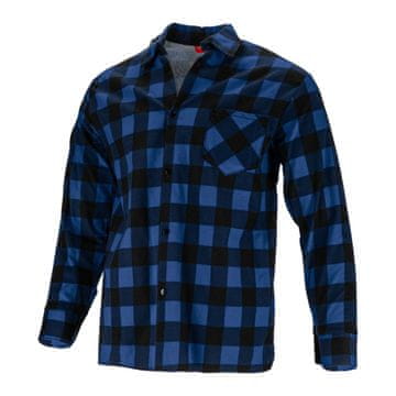 slomart Muška flanel košulja Lahti Pro karirana plava XL, 170g/m2