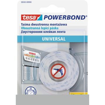 slomart Tesa Powerbond univerzalna montažna traka 1,5m, 19mm