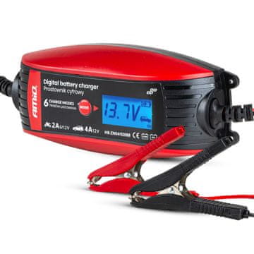 slomart AMiO Digitalni punjač akumulatora DVLDBC, 6V/12V, 2A/4A
