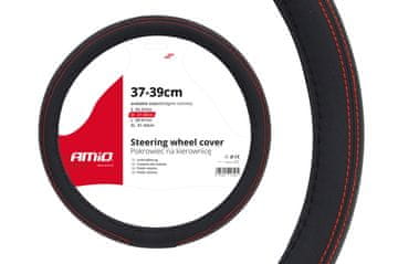 slomart Navlaka za volan AMiO "M", 37-39 cm, crna/siva