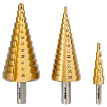 slomart Proline Komplet 3 stupnjevitih svrdla HSS TIN (4, 4,6mm)