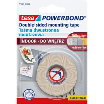 slomart Tesa Powerbond vanjska montažna traka, 1.5 m x 19 mm