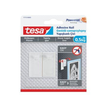 slomart Tesa samoljepljivi čavao za tapete, 2 kom, do 0.5 kg