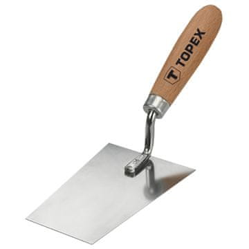 slomart TOPEX Trapezna zidarska gleterica 160 x 80 mm, nehrđajući čelik