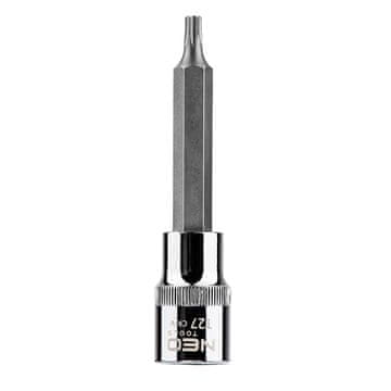 slomart NEO TOOLS Torx nastavak na nasadni ključ 1/2", T27 x 100 mm