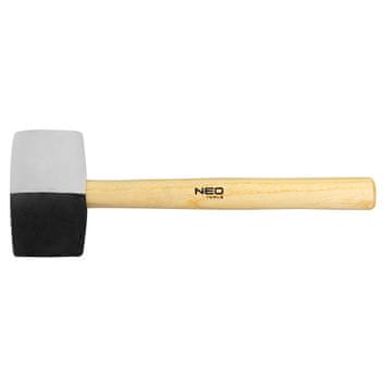 slomart Gumena malj NEO TOOLS, 63 mm, 680 g, crno-bijeli
