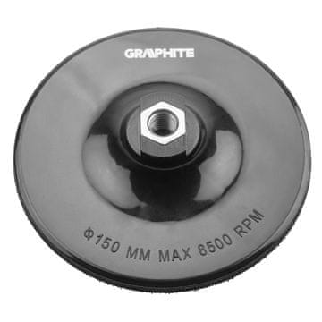 slomart GRAPHITE Fleksibilna brusna ploča na čičak, 150 mm x M14