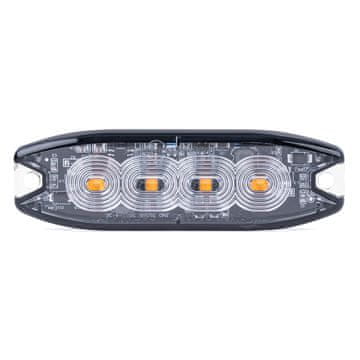 slomart AMiO LED signalna lampa, ravna, 4 LED, 12-24V, IP67