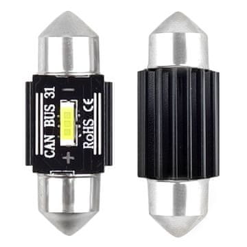 slomart LED žarulje AMiO CANBUS C5W 31mm, bijela, 12-24V