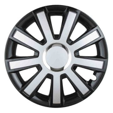 slomart Poklopac felge automobil LEOPLAST Flash 16" crno-srebrni