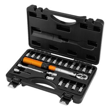 slomart NEO Tools 08-821 dvosmjerni moment ključ 1/4", 2-24 Nm, set 21 komada