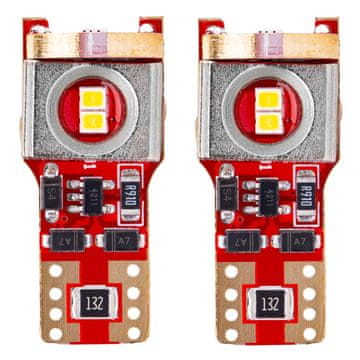 slomart AMiO LED žarulja T10 W5W CANBUS bijeli xenon 12V/24V (2 kom)