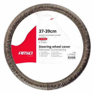 slomart AMiO Navlaka za volan, vel. M (37-39 cm) - kožna