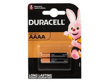 slomart Baterije Duracell LR61 AAAA, 1,5V, 2 komada