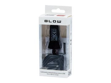 slomart Blow Auto punjač s kabelom Micro USB, 2.1A