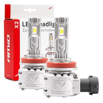 slomart AMiO LED žarulje H8/H9/H11/H16 X2 6500K CANBUS