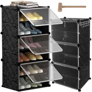 slomart RUHHY modularni regal za cipele, 6 polica