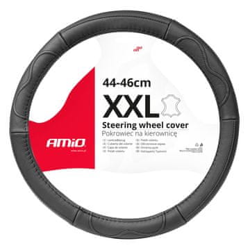 slomart AMiO kožna navlaka za volan XXL 44-46 cm