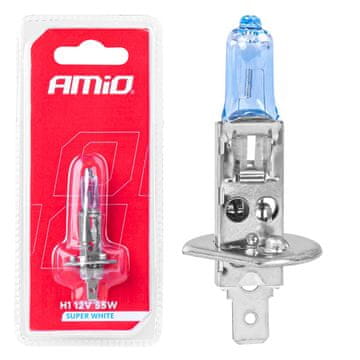 slomart Halogena žarulja AMiO H1 12V, 55W, Super White (1 kom.)