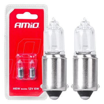 slomart Halogena žarulja AMiO H6W BAX9s 12V, 6W (2 kom.)