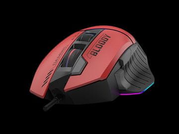 slomart A4Tech Bloody W95Max Gaming miš USB, sportsko crvena