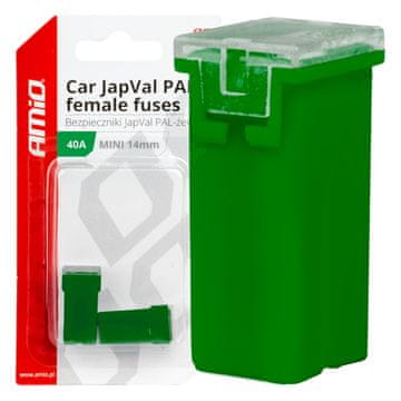 slomart AMiO automobilski mini osigurači JAPVAL PAL ženski, 40A (2 komada)